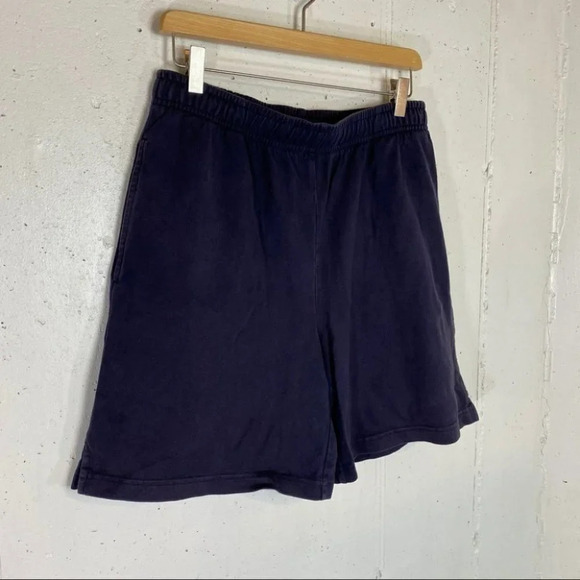 Lands End M green/blue heavy weight pull on short - Picture 6 of 9